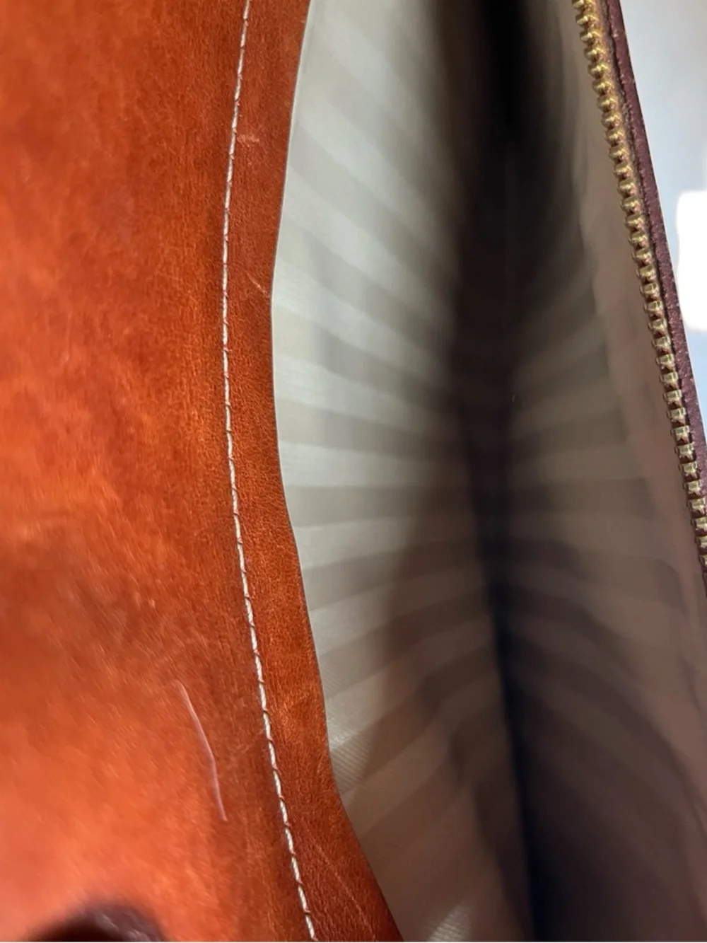 This Terrida rare vintage leather shoulder tote